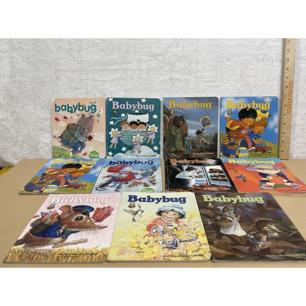 Babybug Board Books Lot of 12 | Cricket Media | Toddler Preschool Books